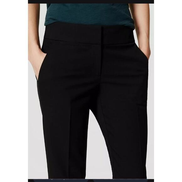 NWT LOFT JULIE TROUSER GRAY PANTS SIZE 4 - Picture 1 of 16